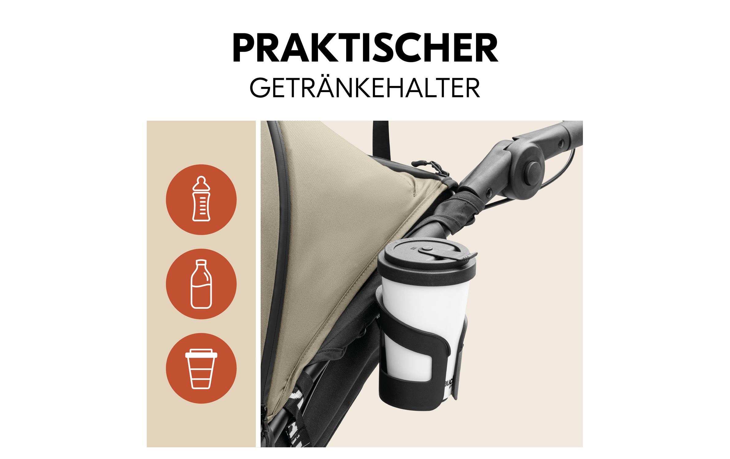 Buggy Runner 3 Olive<br>Robuster Kinderwagen für fast jedes Gelände
