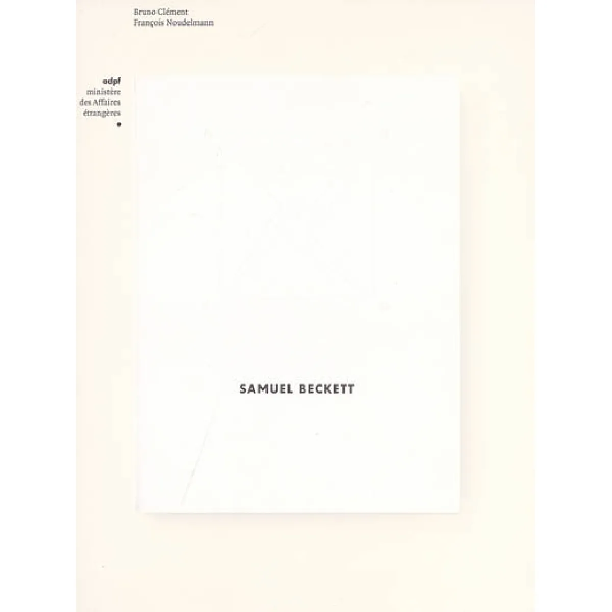 Samuel Beckett · Occasion