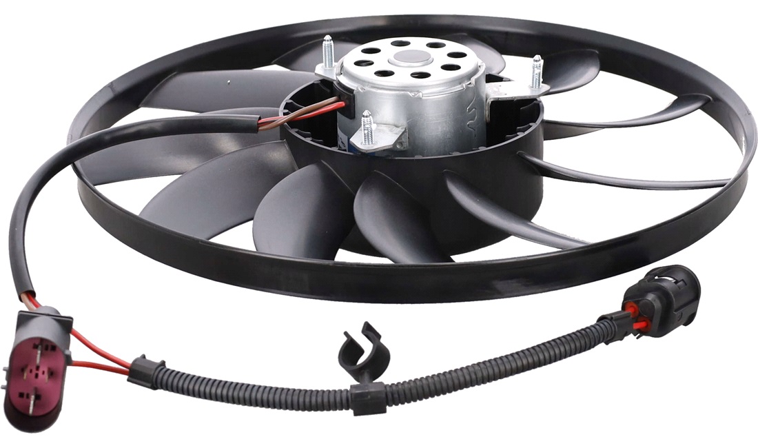 Ventilator, motorkøling