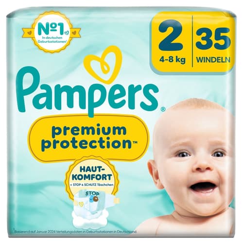 Pampers Premium Protection Windeln Gr.2, Single Pack, 4-8kg