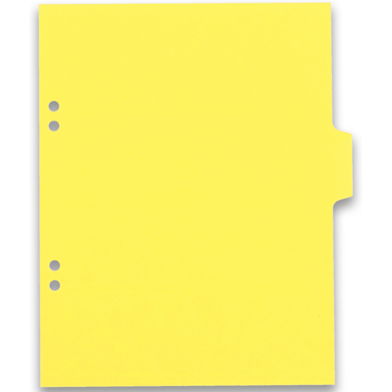 Intercalaires neutres 17x22 6 positions carte lustree 3/10 assorti