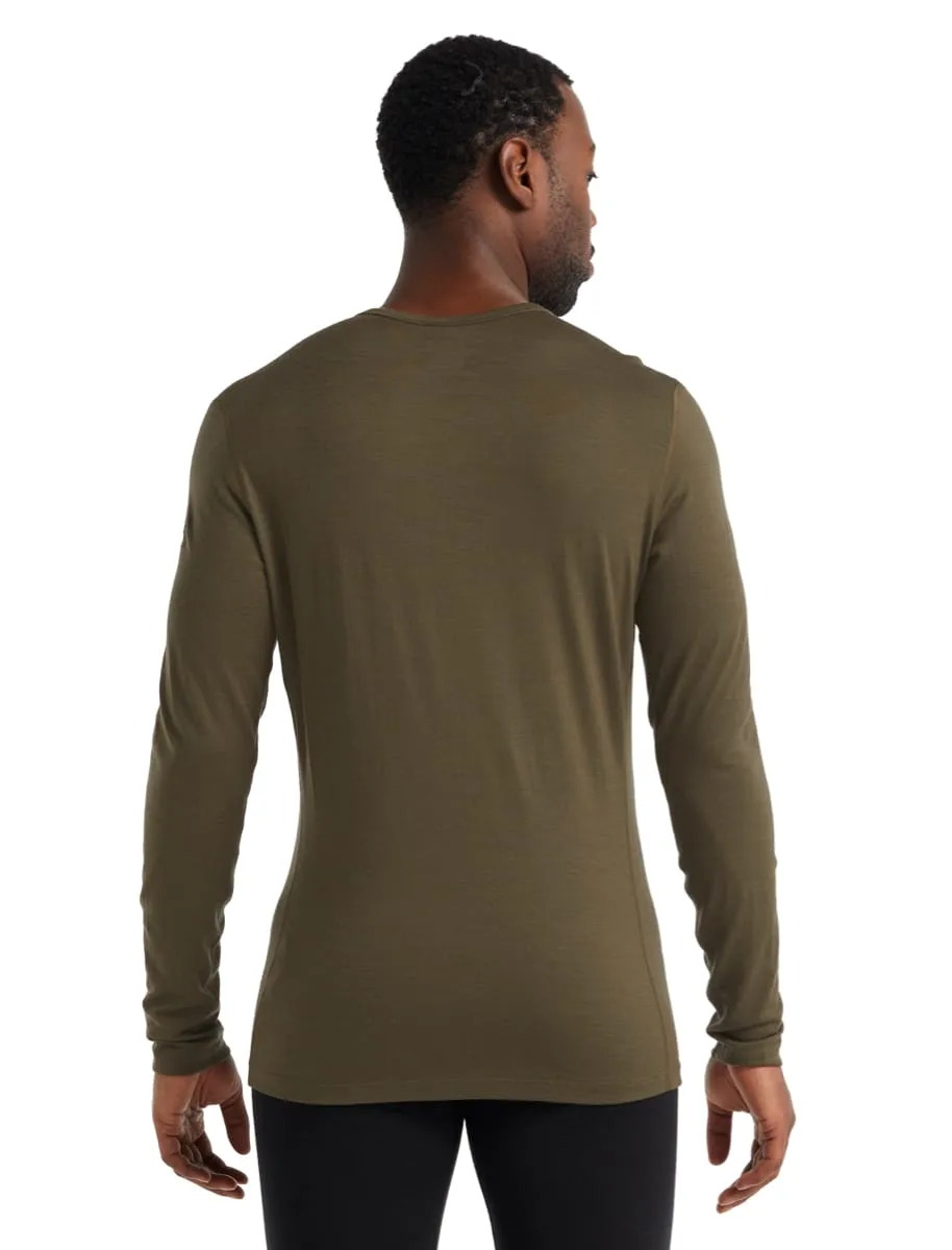 Icebreaker Men's 200 Oasis Long Sleeve Crewe Loden