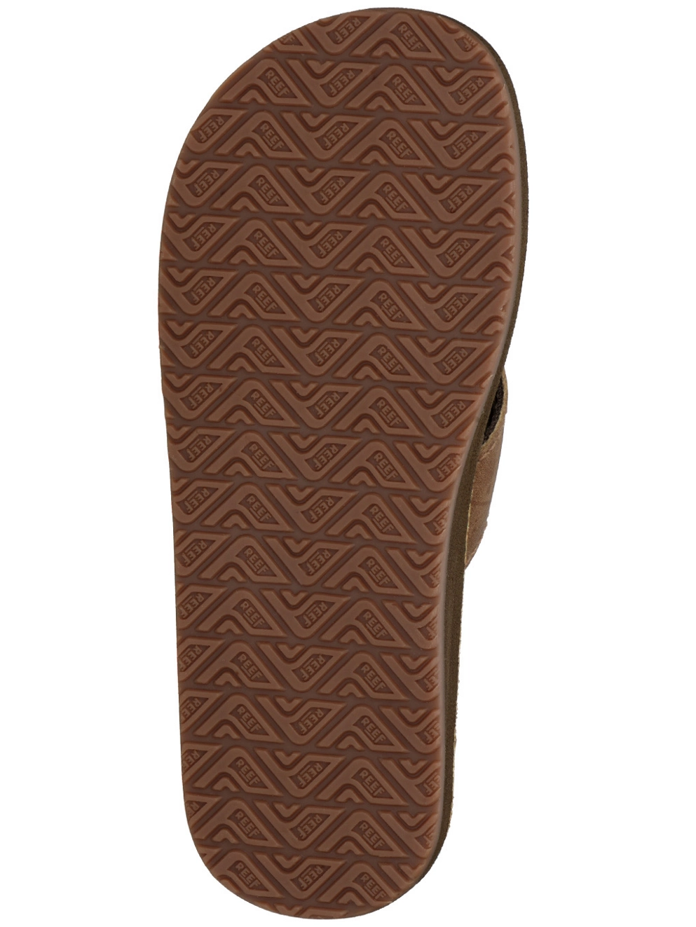 Reef Leather Smoothy Sandals bronze brown