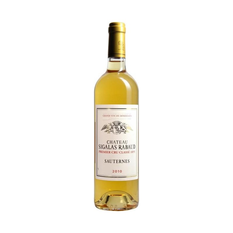 Château SIGALAS RABAUD 1997 - Sauternes - 1er Cru Classé - par Caisse bois de 12 bouteilles 75 cl