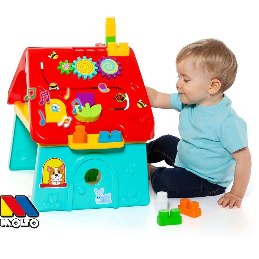 MOLTO Activity Haus mit Zubehör 10 Bausteine