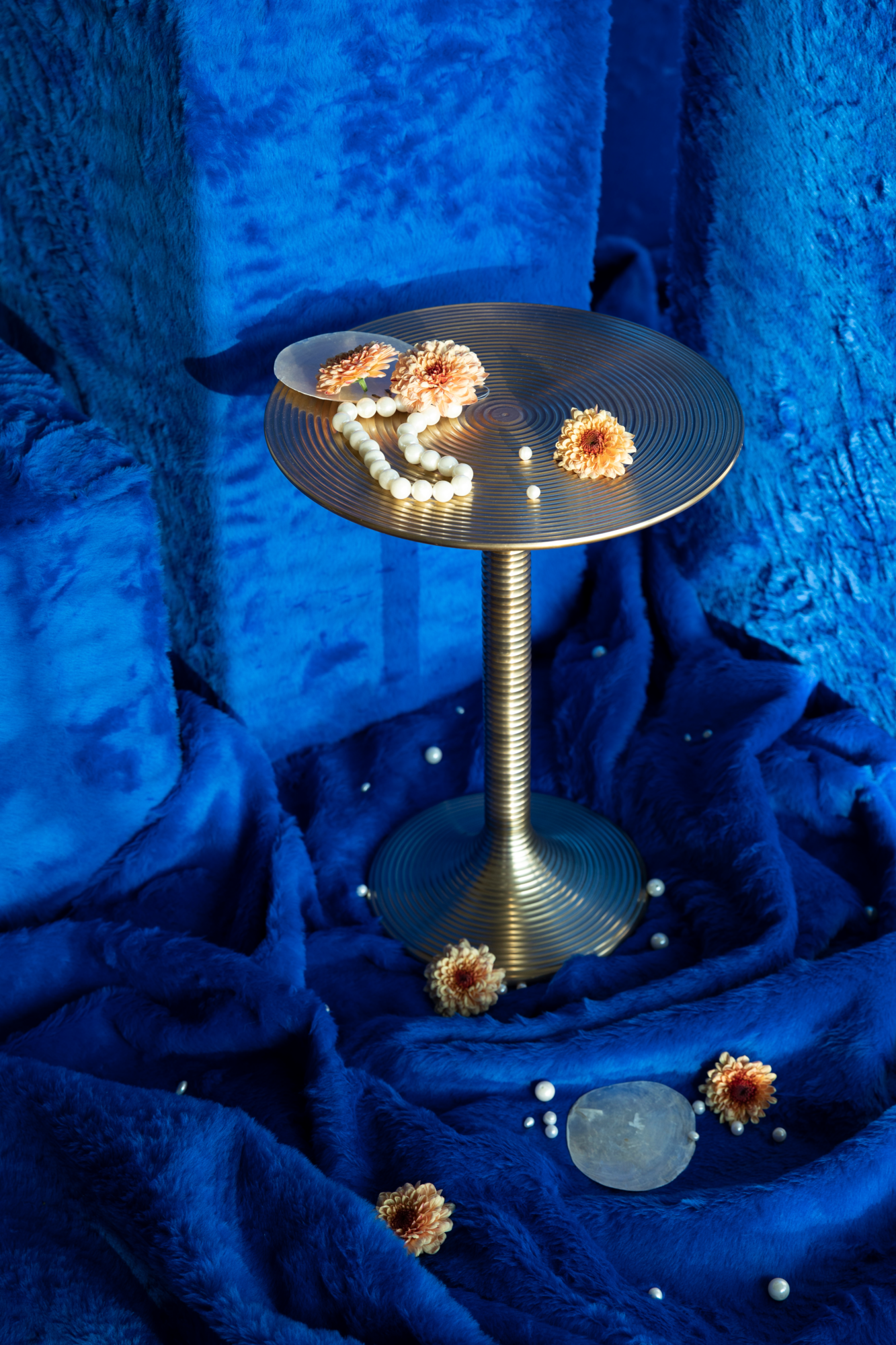 Bold Monkey bijzettafel Hypnotising round Zwart