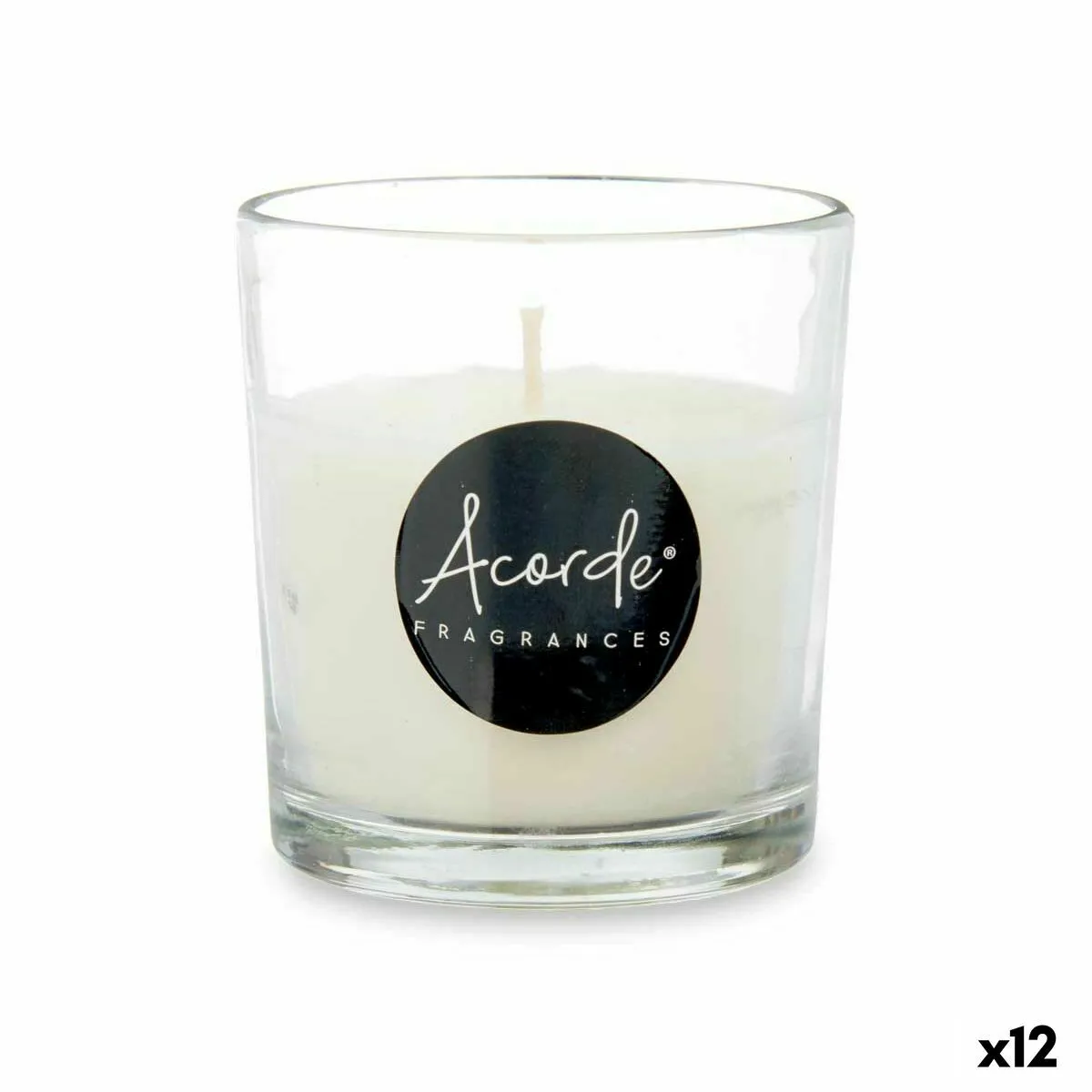 Acorde Bougie Parfumée Spa - 7 x 7,7 cm (12 Unités)