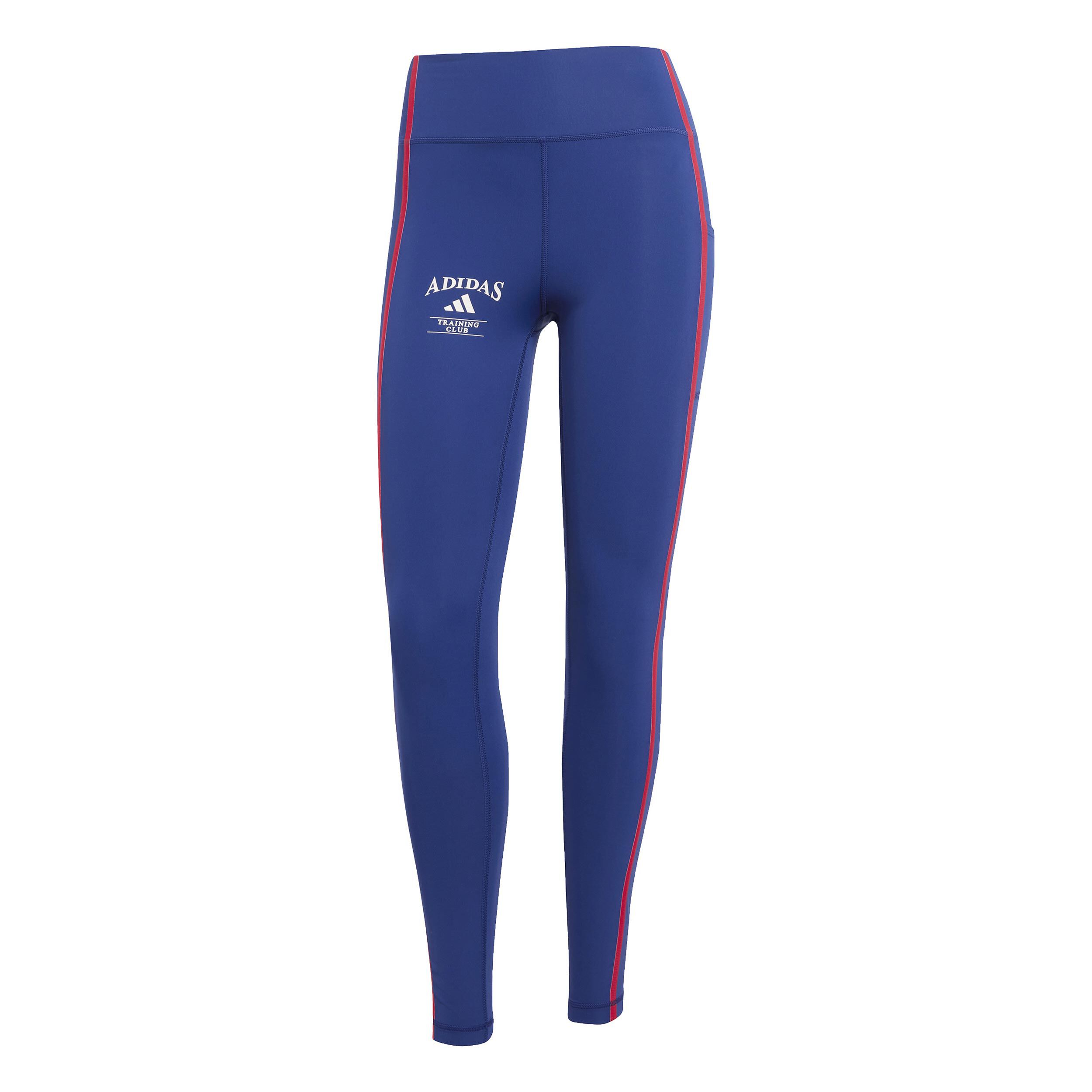 adidas Optime Heritage Collant Tight Femmes - Bleu Foncé , Rouge