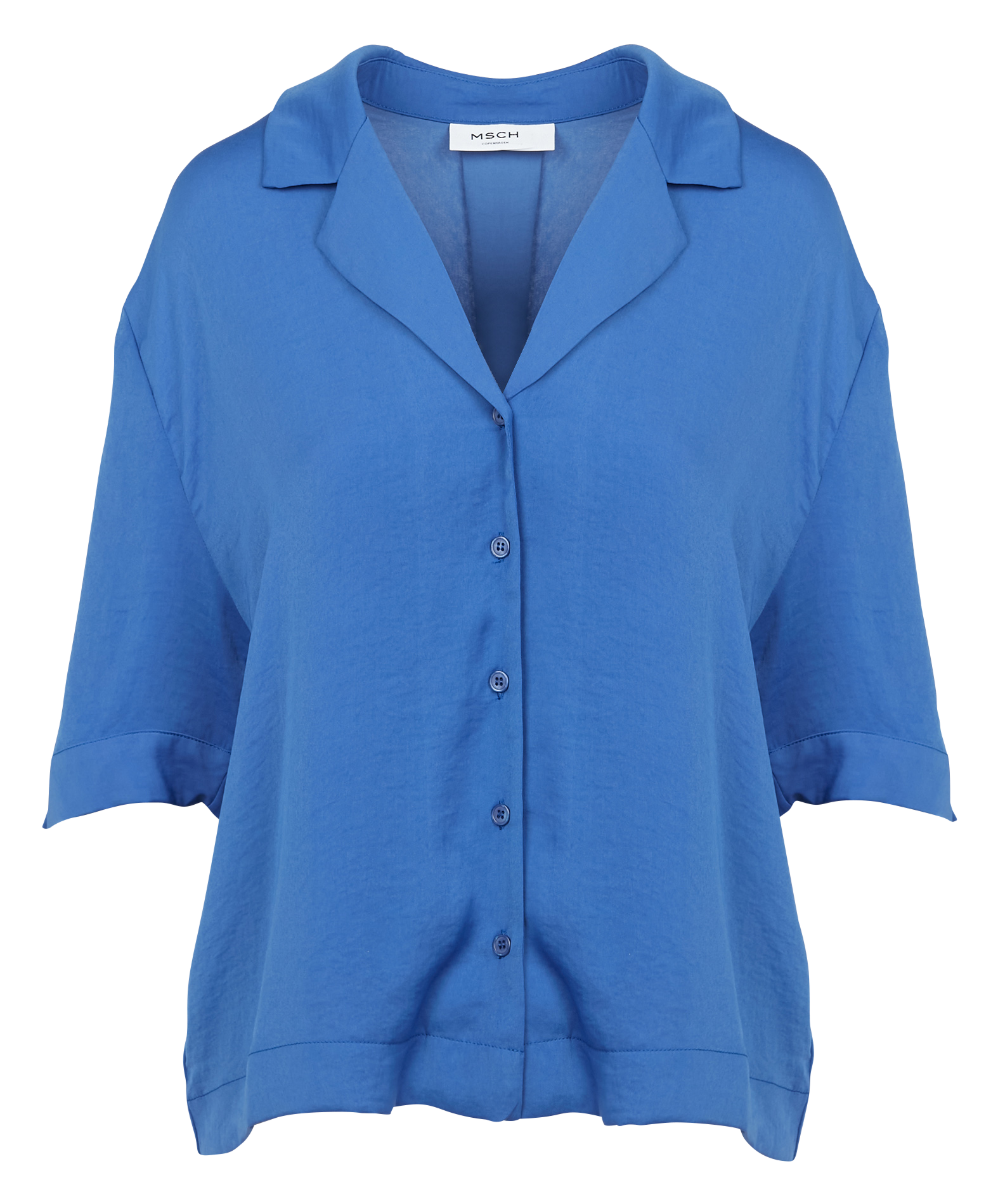 Chemise col classique| Bleu