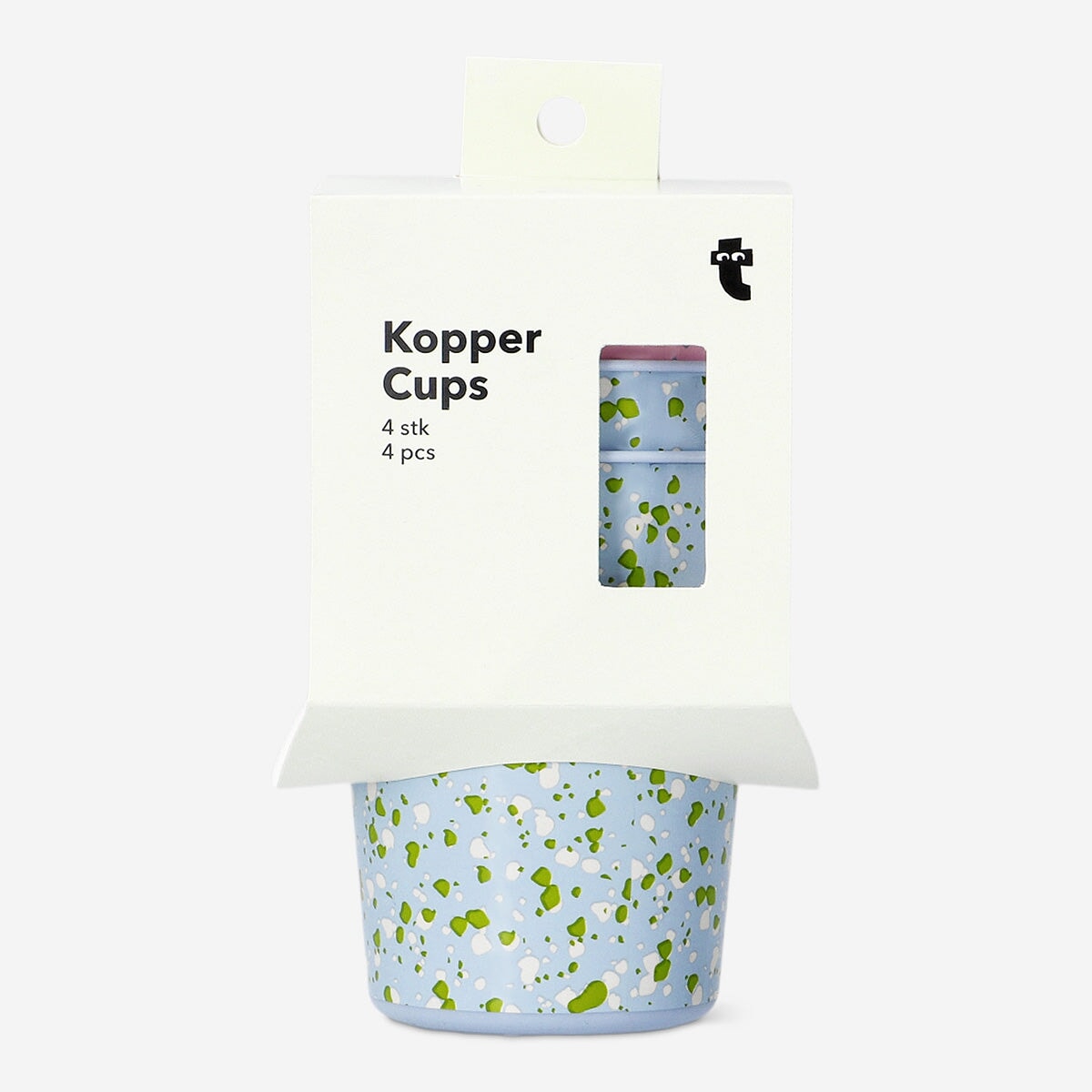 Kopper med påskemotiv - 4 stk