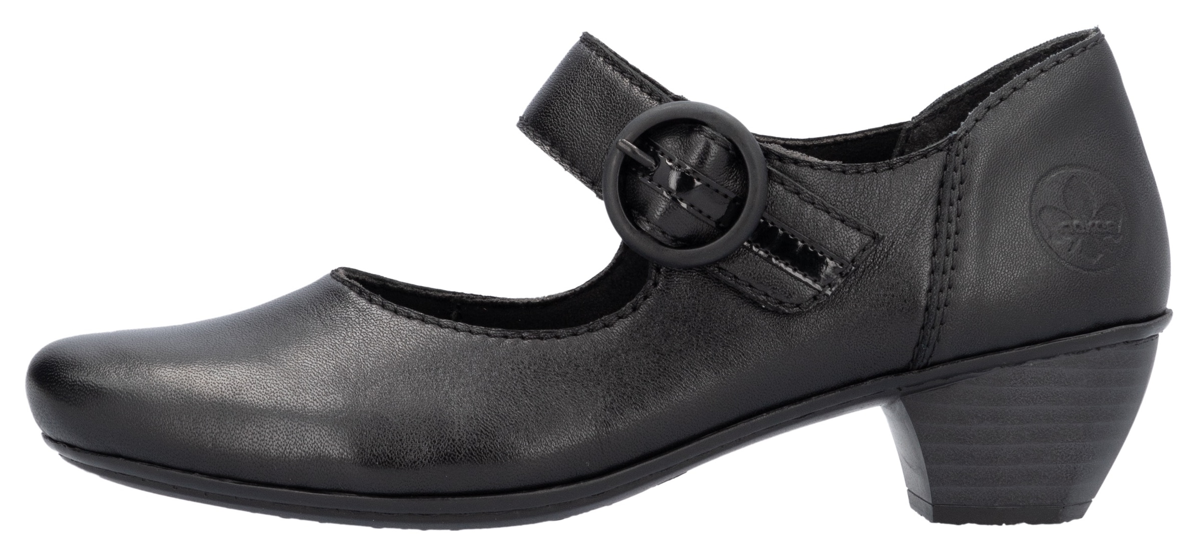 Rieker Spangenpumps  , Festtagsschuh, Pumps, Trichterabsatz, mit Klettriemchen