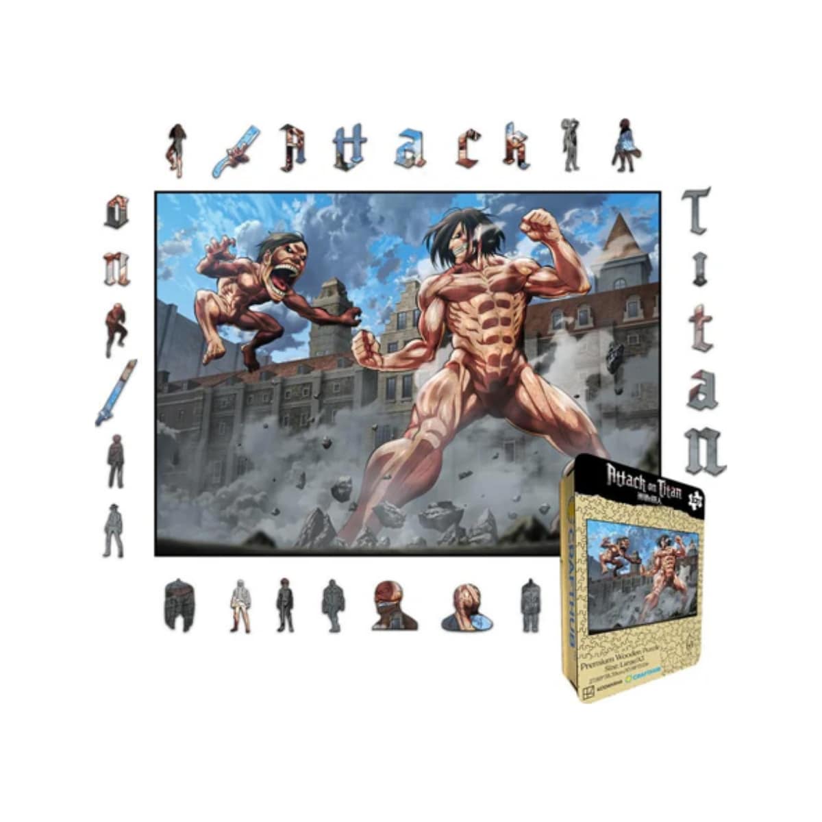 Crafthub Attack on Titan puslespill (Titan Encounter)