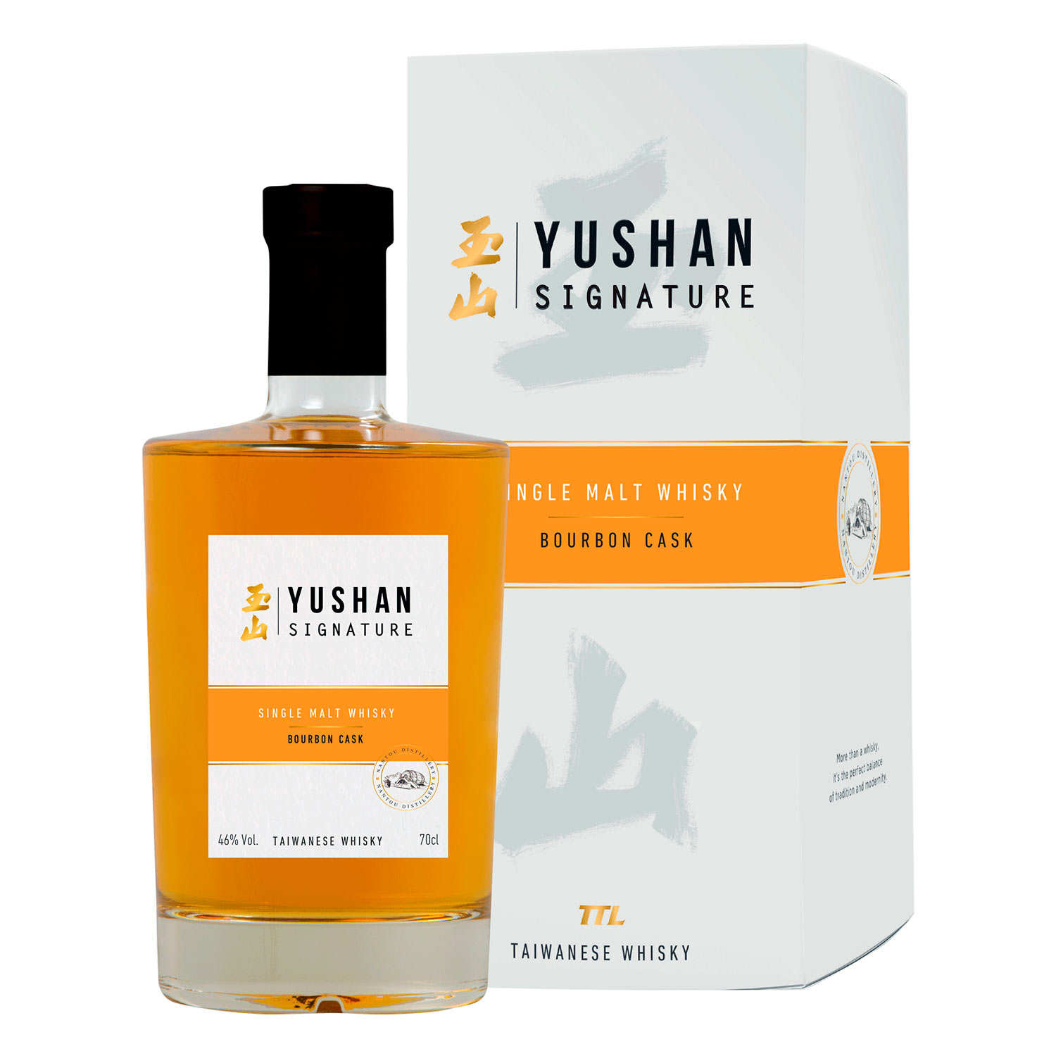 Whisky taïwanais Yushan Signature bourbon cask 46%