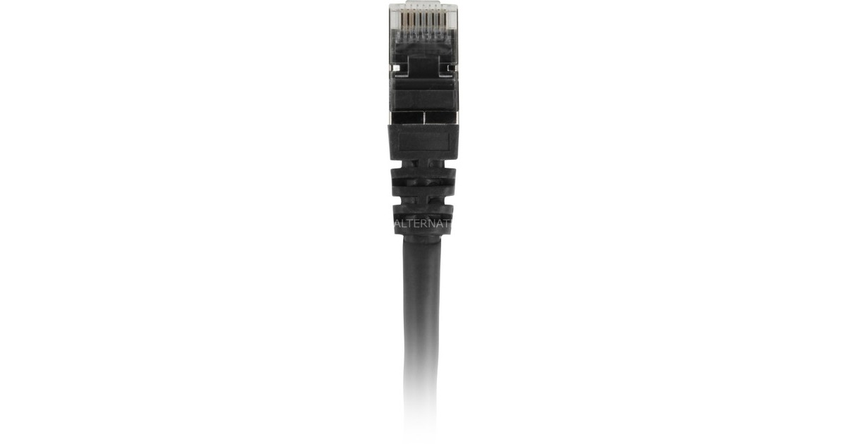 SharkoonPatchkabel SFTP, RJ-45 met Cat.7a  (Zwart, 3 meter, Ruwe kabel)