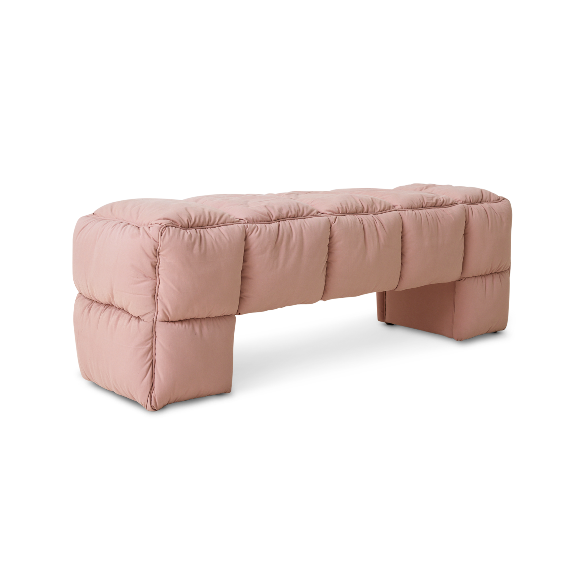 Bankje gewatteerd blush