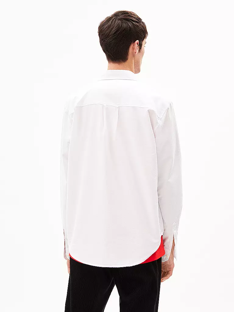 ARMEDANGELS Hemd Regular Fit LAAROX  weiss