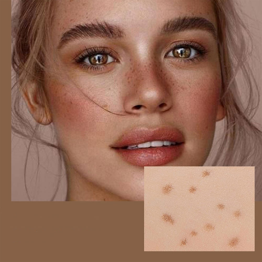 Wasserfester Sommersprossen Stift Temporary Tattoo Faux Freckles Pen - Hellbraun