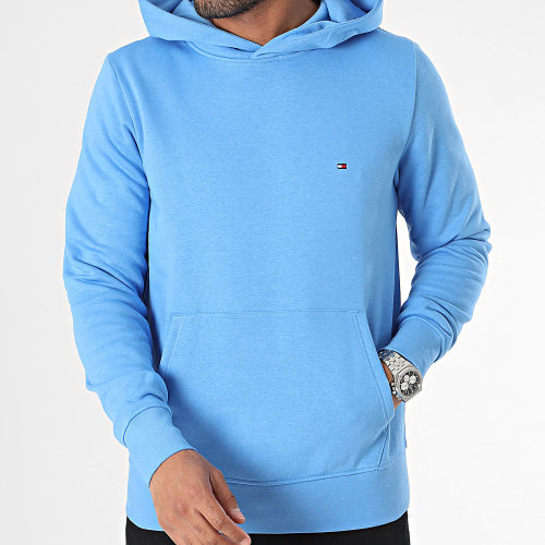 Sweat Capuche Flag Logo 4266 Bleu Clair