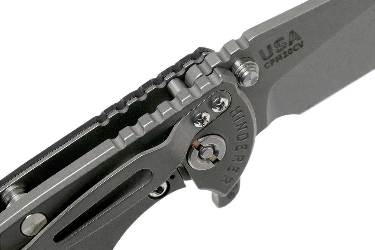 Rick Hinderer XM18 3,5” Slicer Working Finish, Black G10