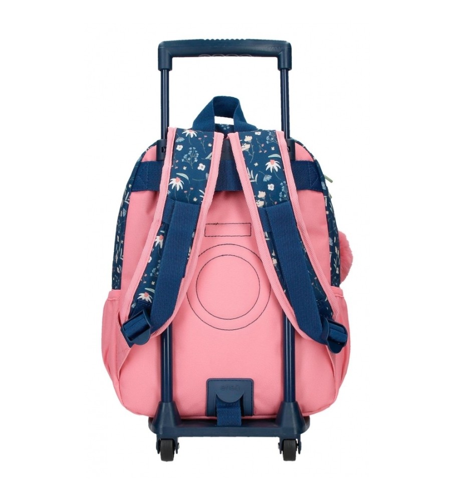 Enso Mochila de paseo Ciao Bella 32 cm com carro marinho