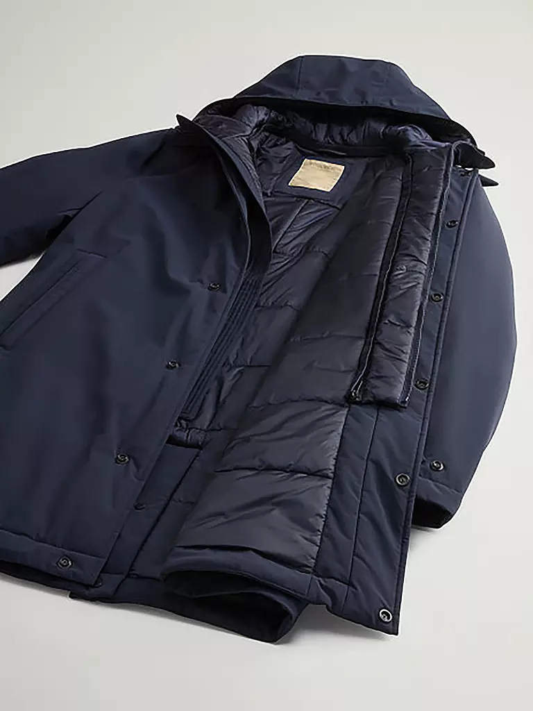 WOOLRICH Mantel blau