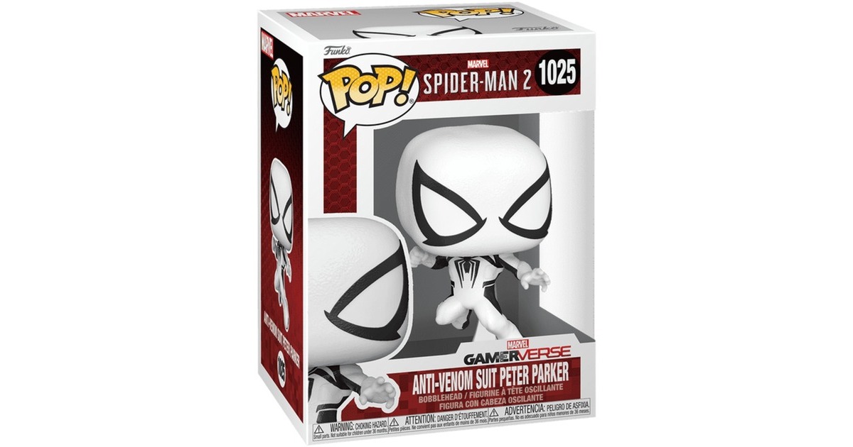 FunkoPOP Games: Spider-Man 2 - Anti-Venom Suit Peter Parker Speelfiguur