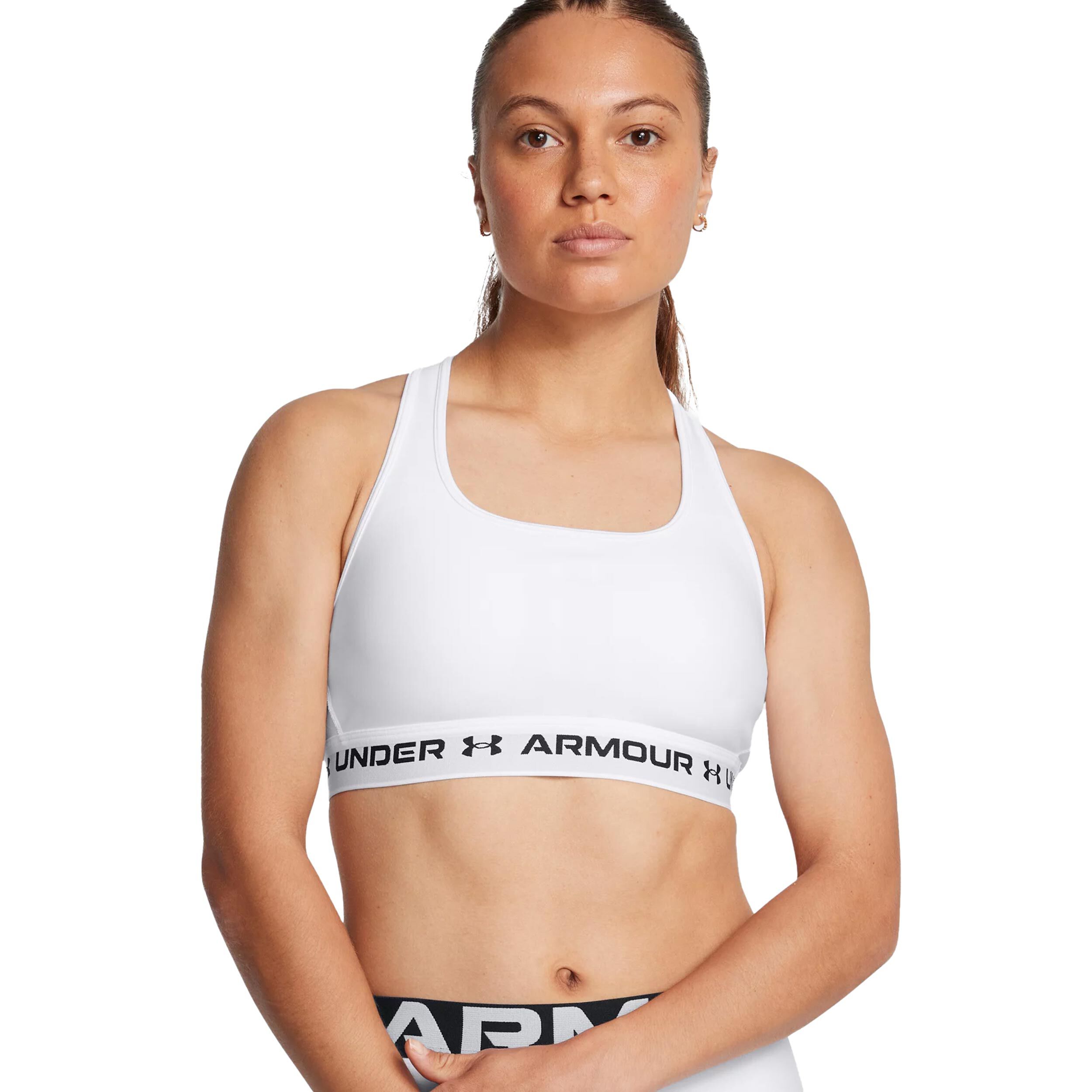 Under Armour Crossback Mid Soutien-gorge Sport Femmes - Blanc