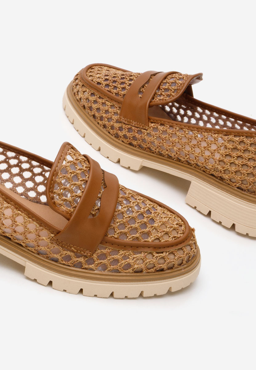 Mocassins d été femme chameau Maryjanne