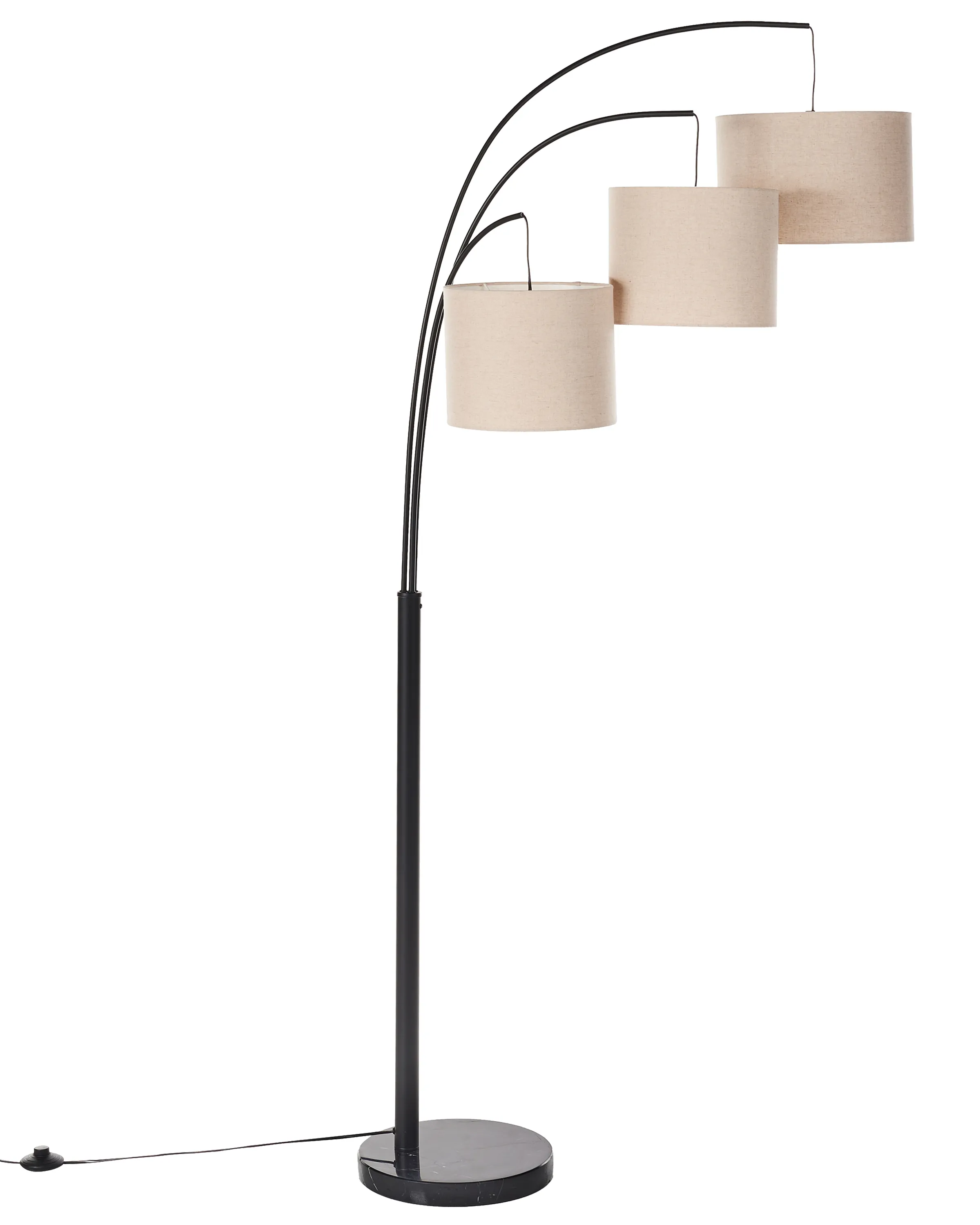 Staande lamp CARONI Linnen Beige