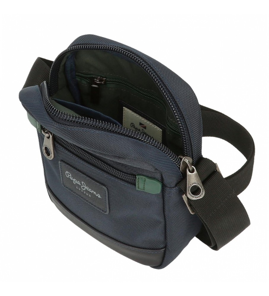 Bolsa de ombro Pepe Jeans Green Bay pequena cinza