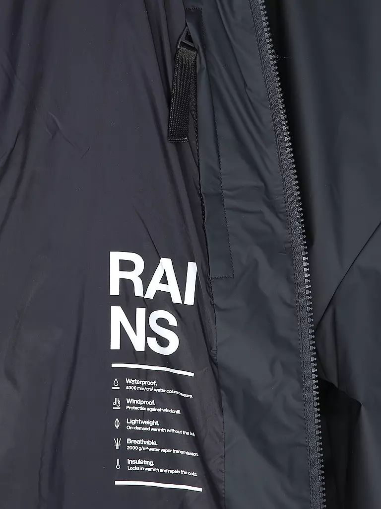 RAINS Jacke LOHJA LONG INSULTED JACKET dunkelblau
