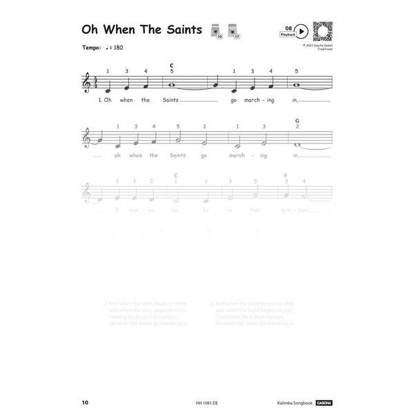 Hage Musikverlag Kalimba Songbook