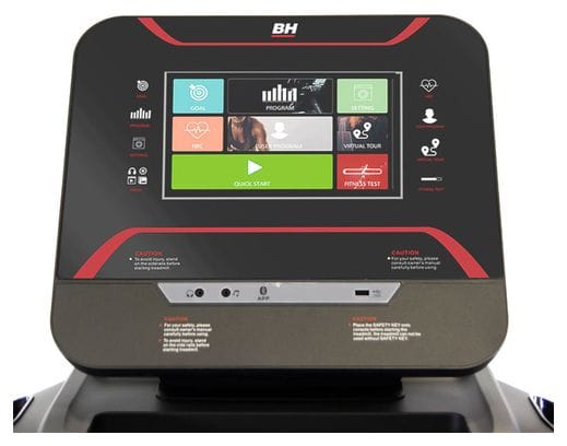 Tapis de course - BH - Boxster Plus Multimedia II -Kinomap Zwift - 22km/h - 150x51cm - TFT