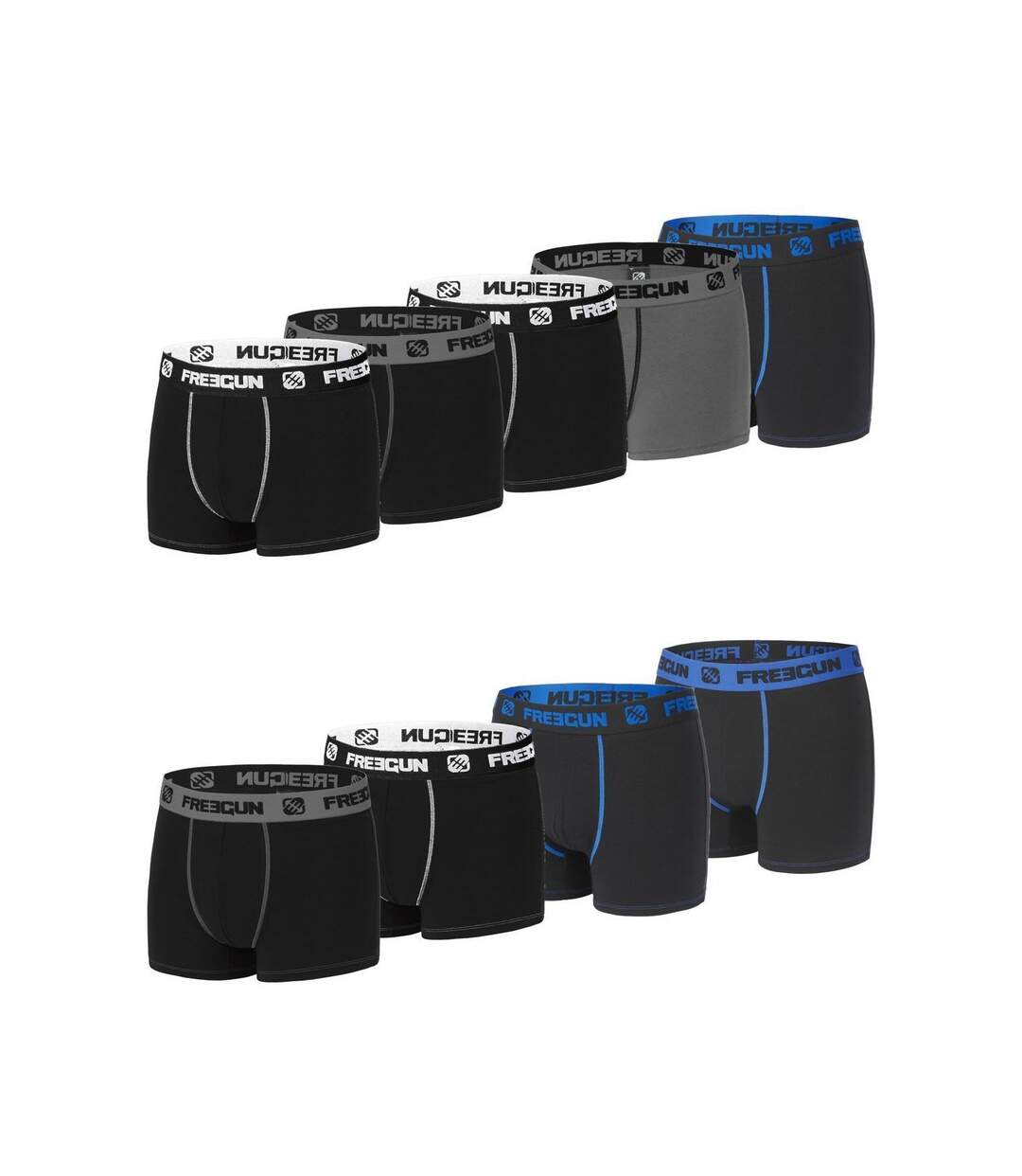 Boxer Homme Coton, Calecon Homme, Confortable, Durable (Lot de 9)