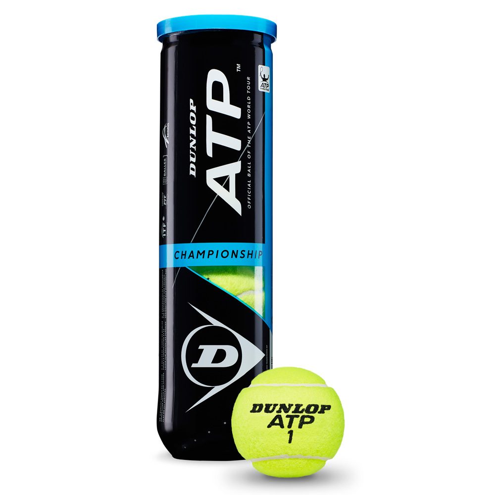 Dunlop ATP Championship 4er Tennisbälle gelb