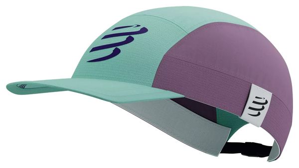 Casquette Compressport 5 Panel Light Cap Bleu pâle / Violet clair