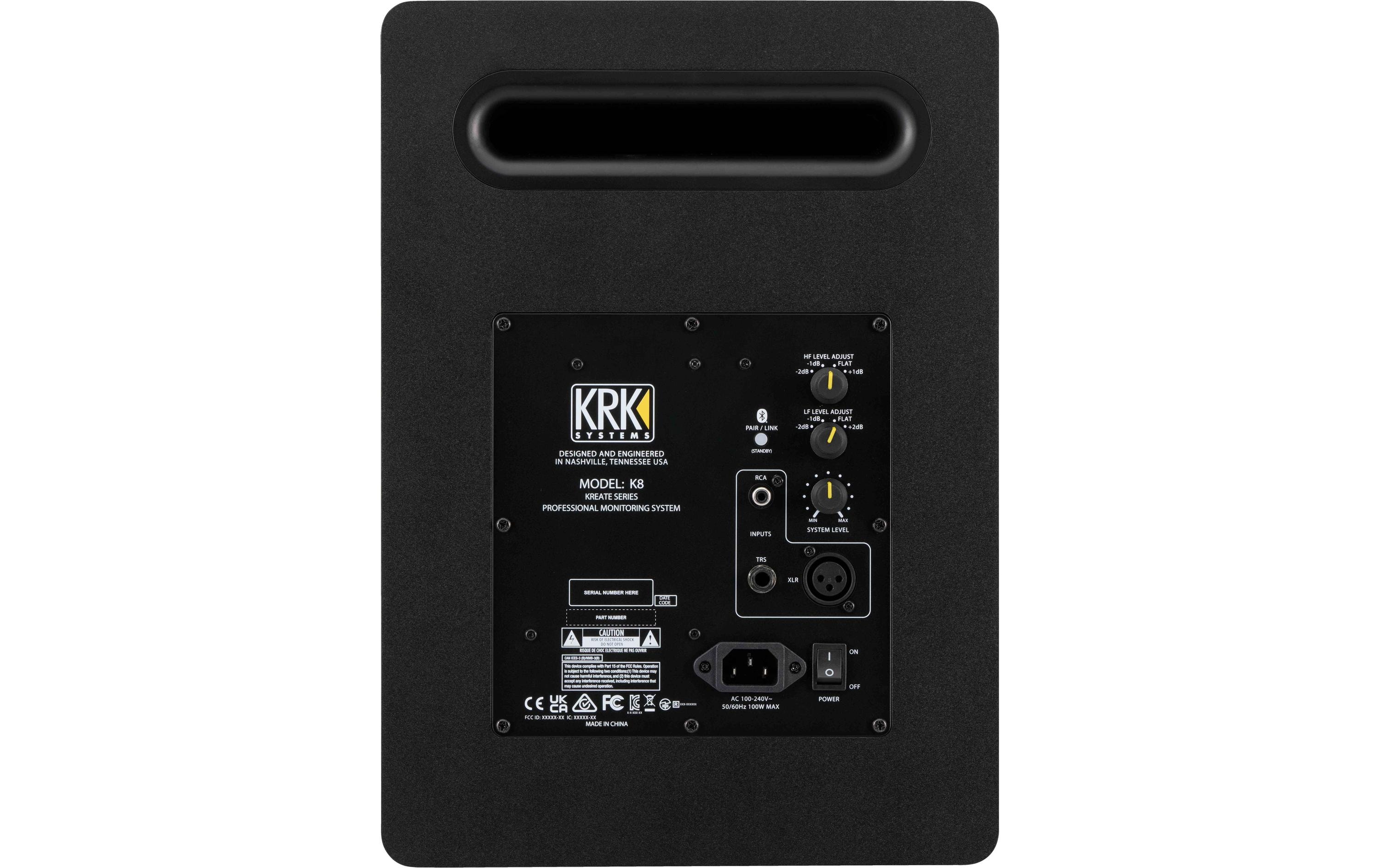 Studiomonitor Kreate 8 Schwarz<br>Aktiver 8