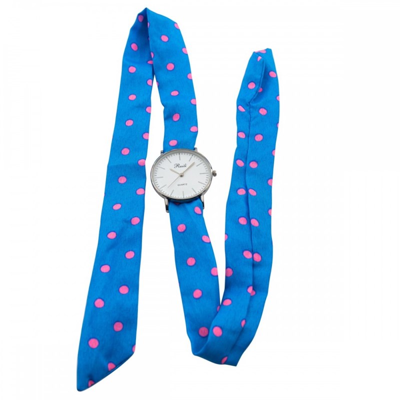 Montre Femme CHTIME bracelet Tissu Bleu