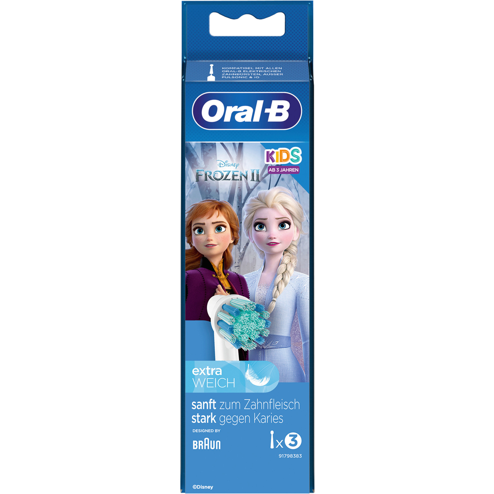 Oral-B Ersatzbürsten Kids Frozen 3 Stück
