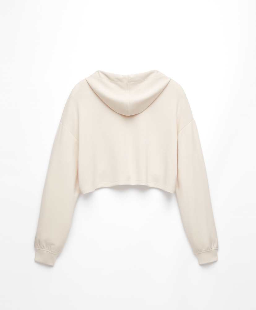 Moletom cropped de modal