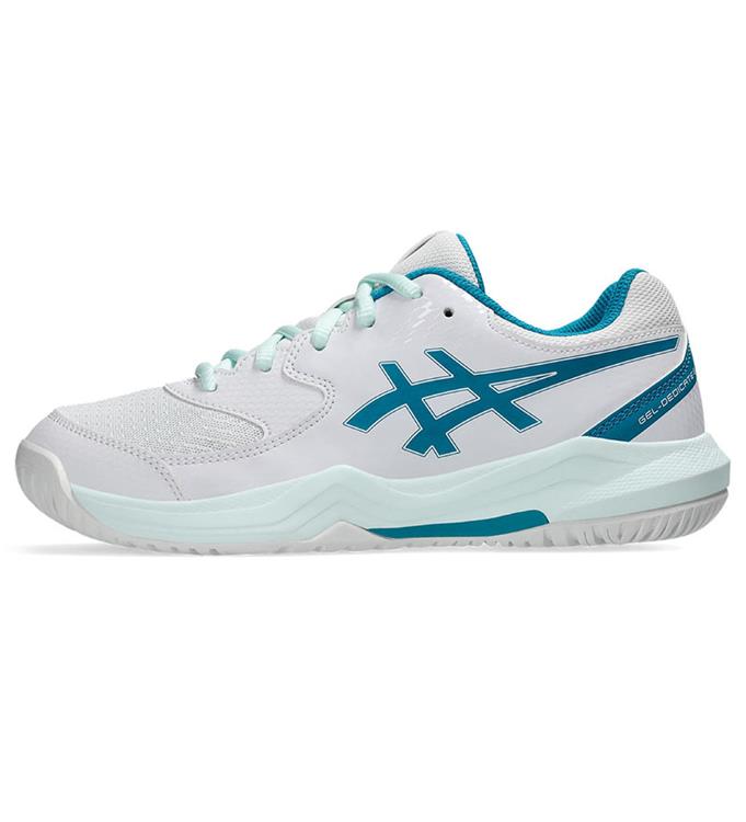 ASICS GEL-DEDICATE 8 GS 1044A077 WHITE-TEAL-BLUE