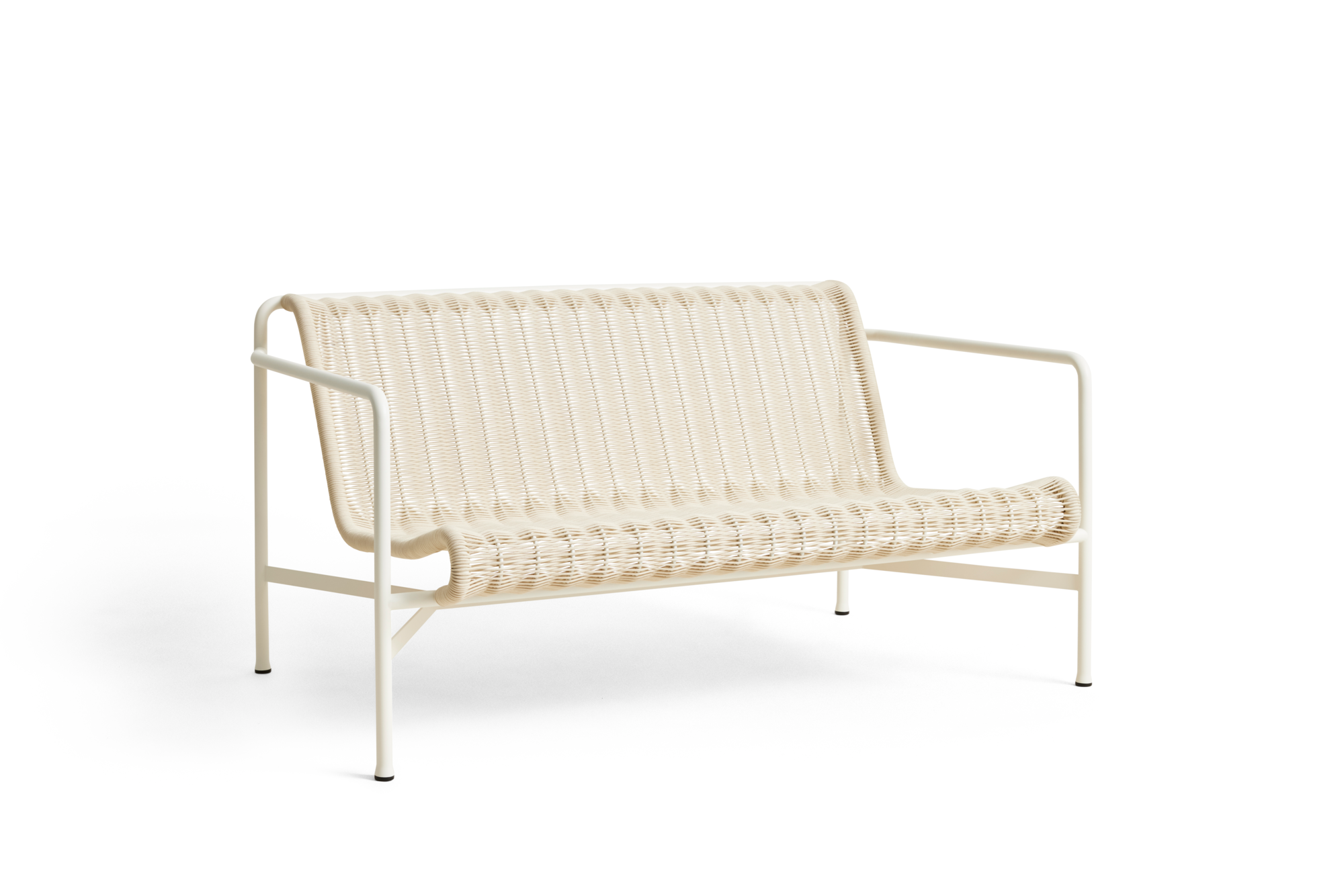 Tuinbank Palissade Cord Lounge creme