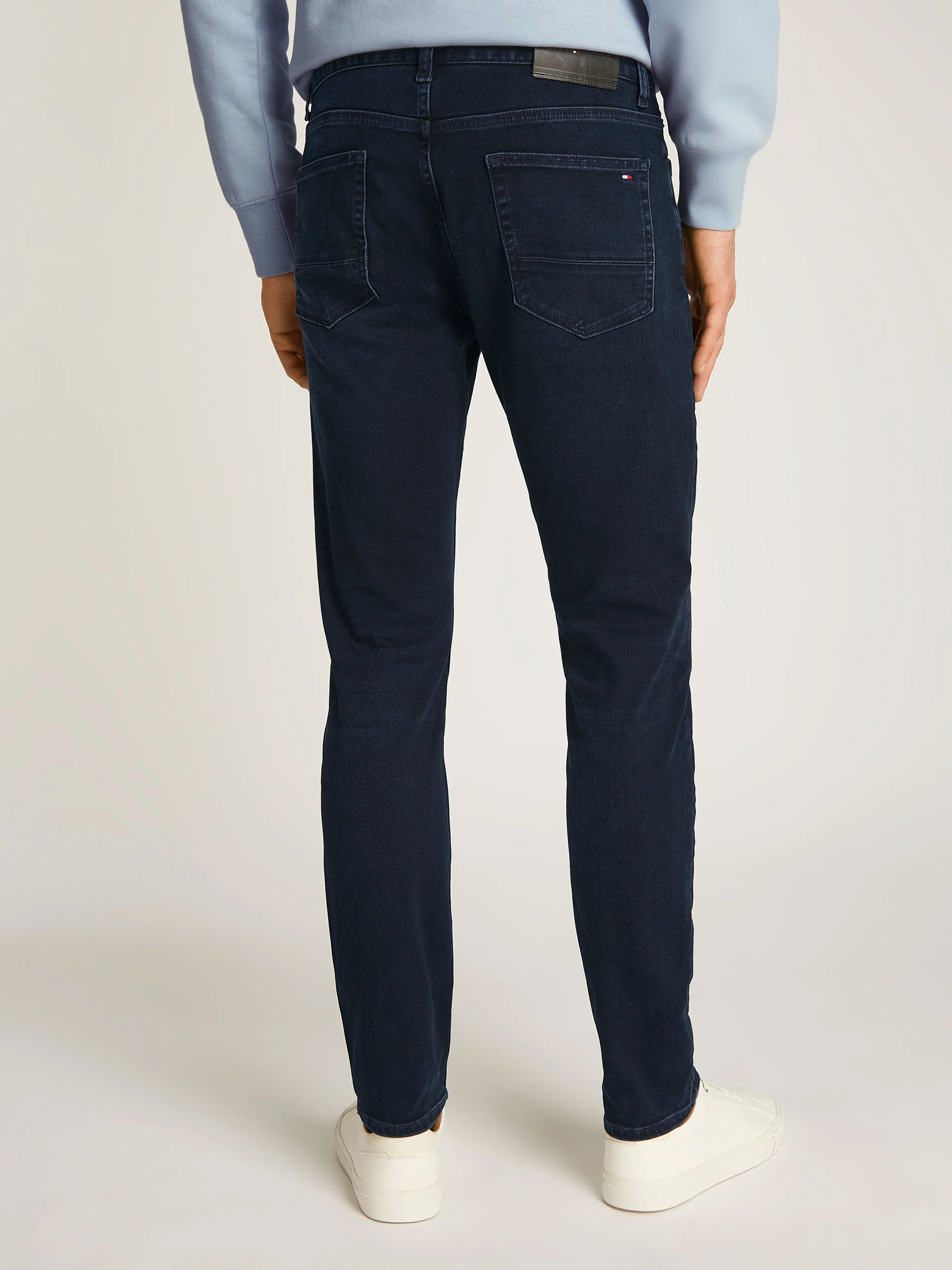 Jean slim en coton mélangé | Bleu