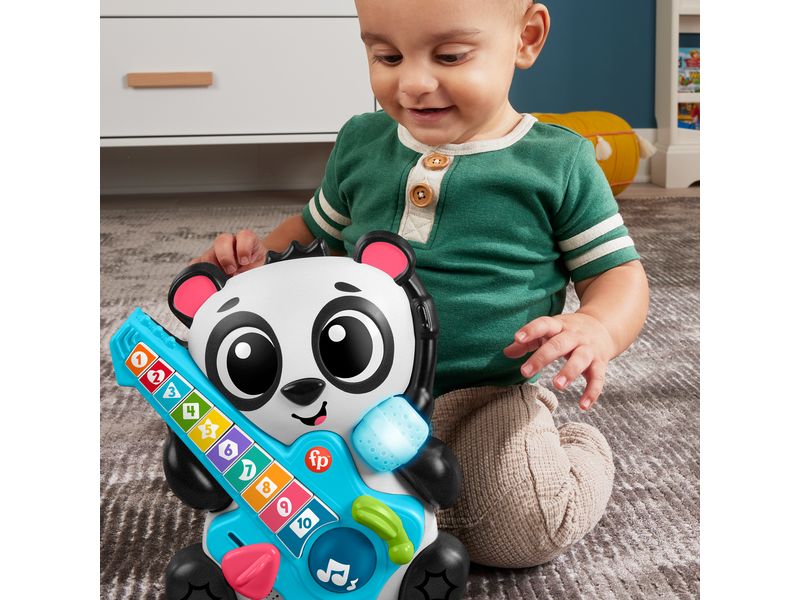 Fisher-Price Beat Bande Zahlen   Zauber Panda Liz -FR- Interaktives Panda-Lernspielzeug mit über 70 Liedern, Geräuschen und Sätzen