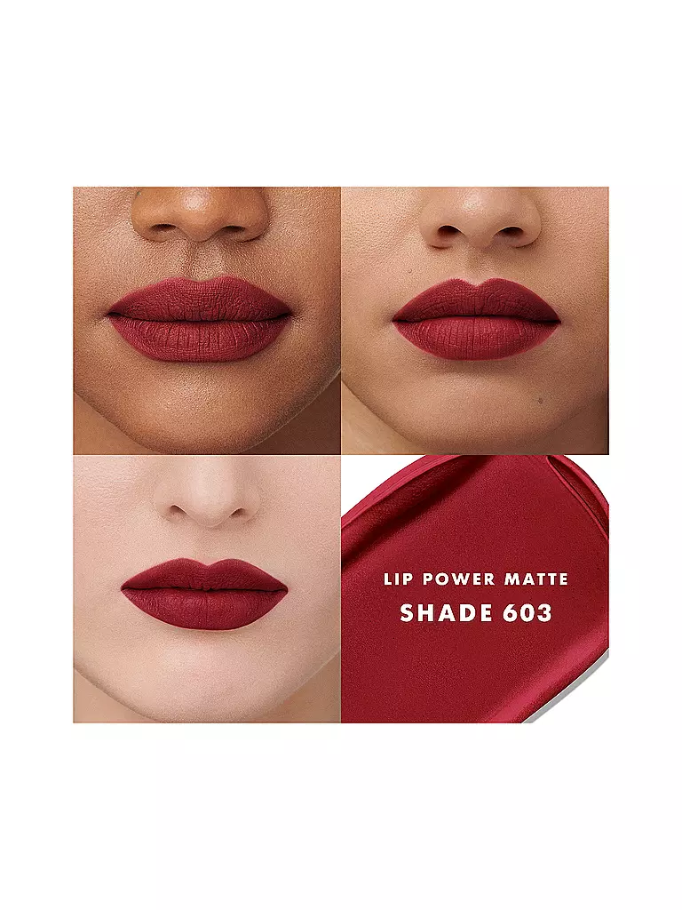GIORGIO ARMANI COSMETICS Lippenstift - Lip Power Matte (603) dunkelrot