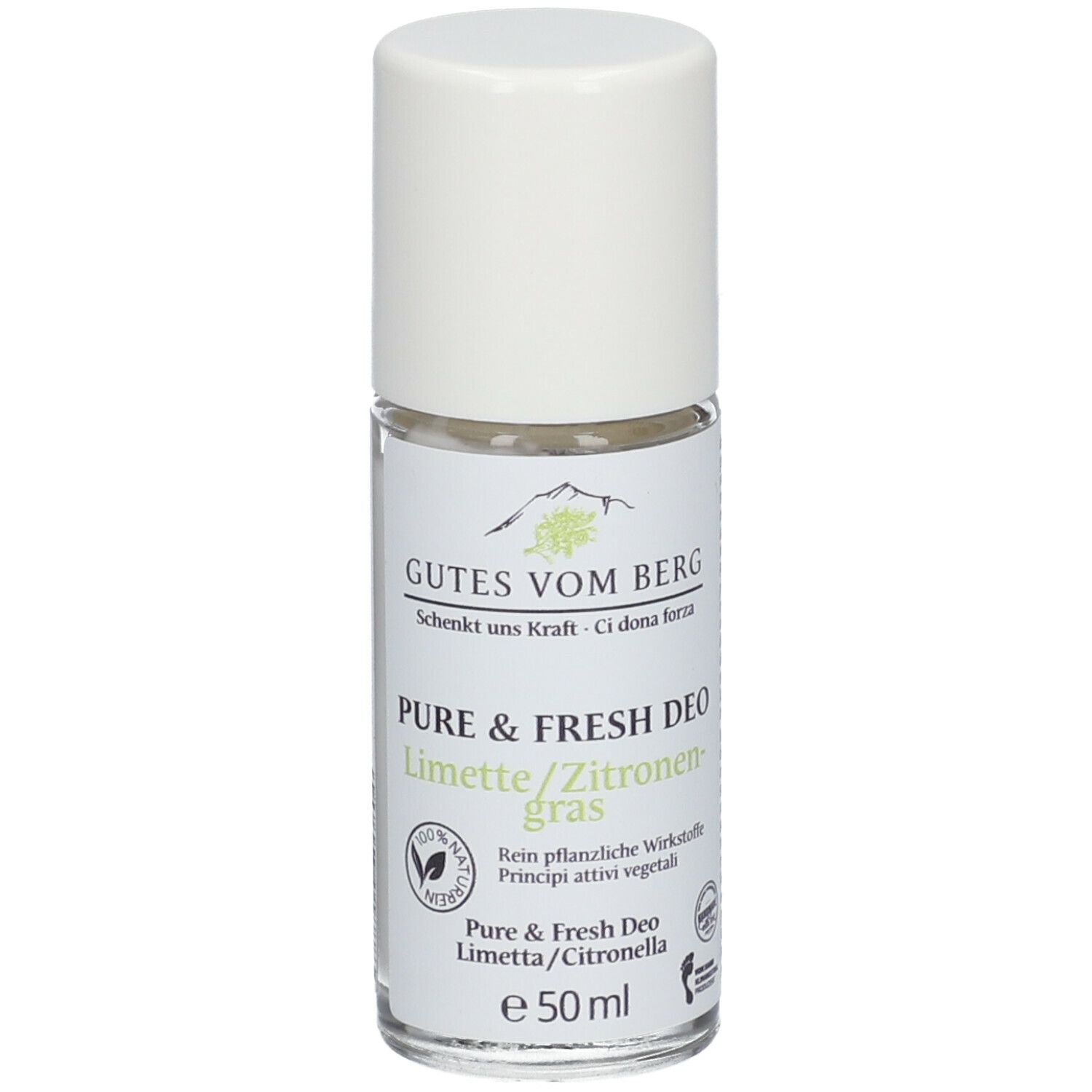 GUTES VOM BERG PURE & FRESH DEO Limette / Zitronengras