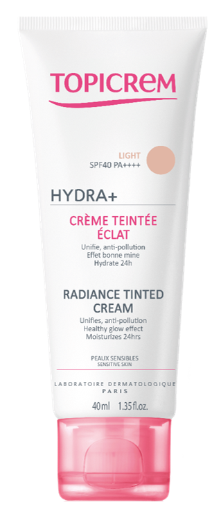 Topicrem Getinte Crème Gezonde Uitstraling Licht 40 ml