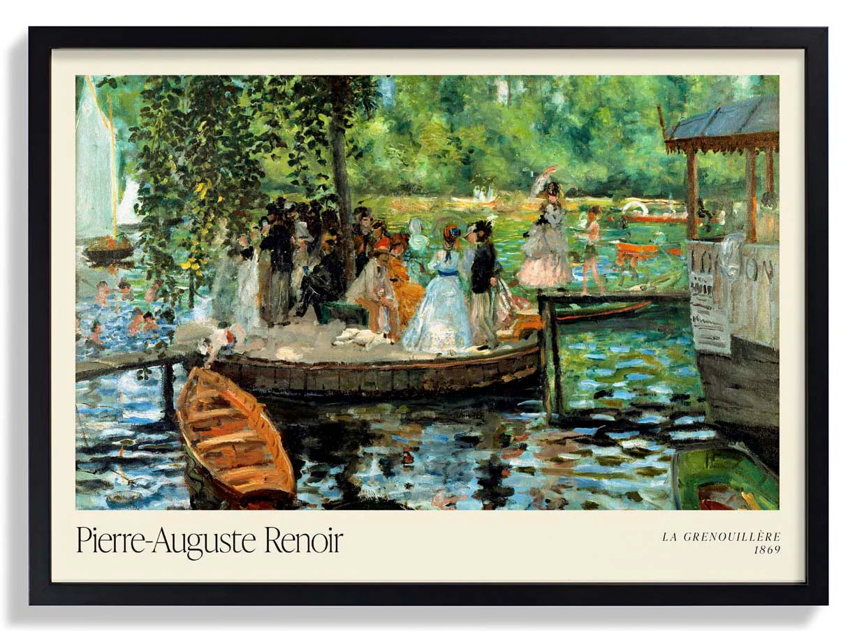 La Grenouillère Kunstausstellung von Pierre A. Renoir