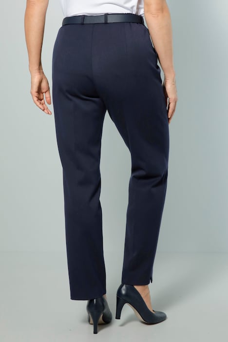 Bauchweg-Hose, Straight Fit, teilelastischer Bund