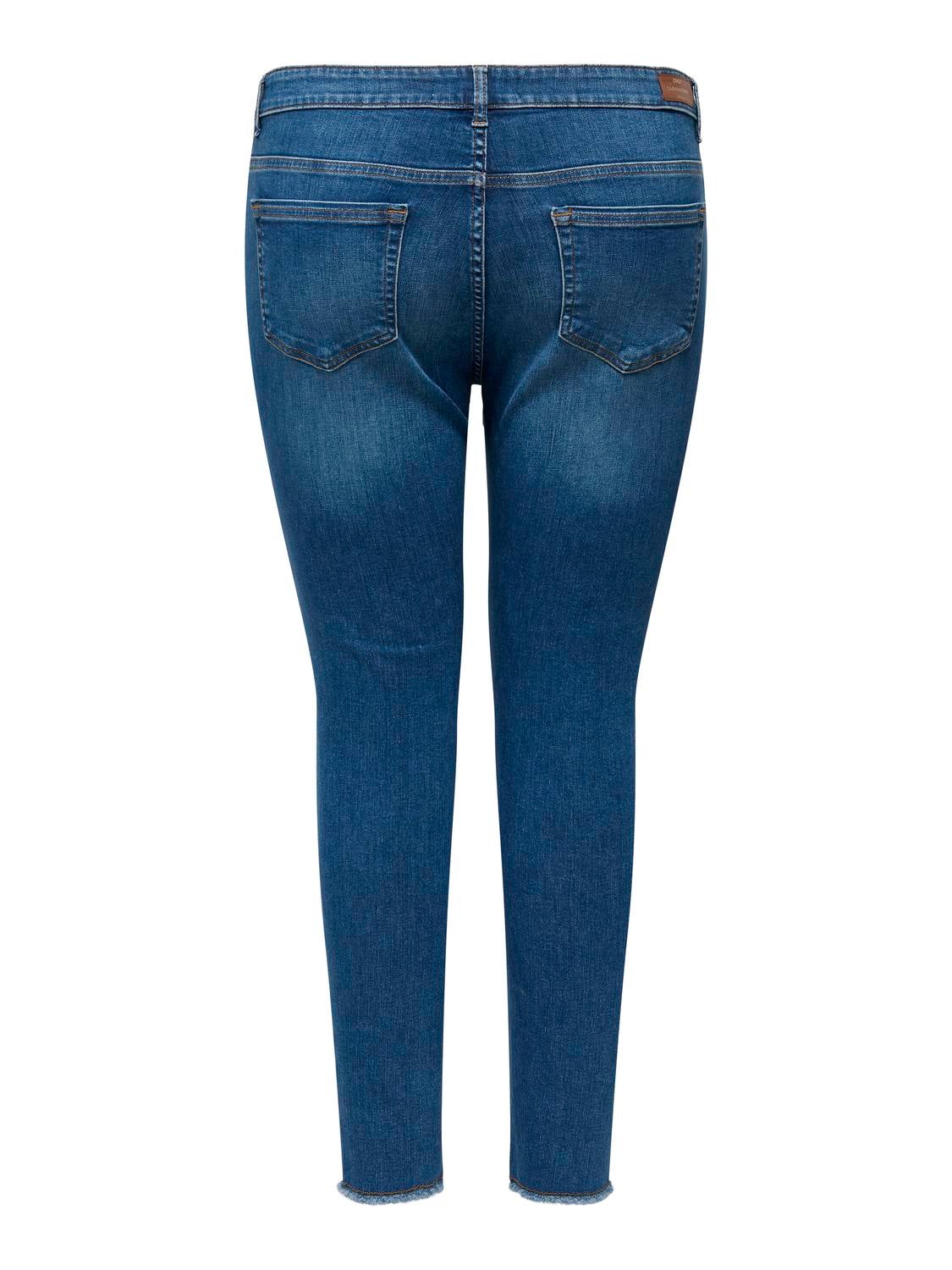 CARWILLY Skinny Fit Jeans Medium Blue Denim